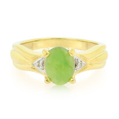 Imperial Chrysoprase Silver Ring