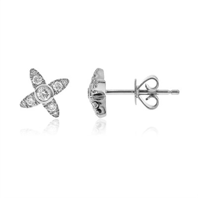 14K SI2 (H) Diamond Gold Earrings (CIRARI)