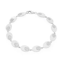 Zircon Silver Bracelet