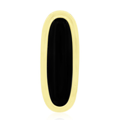 Black Onyx Silver Pendant (MONOSONO COLLECTION)