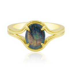 18K Lightning Ridge Black Opal Gold Ring (Mark Tremonti)