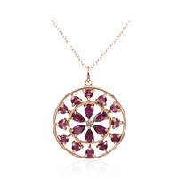 Rhodolite Silver Necklace