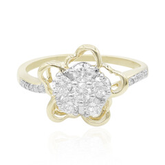 9K SI1 (G) Diamond Gold Ring