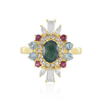 Grandidierite Silver Ring (Adela Silber)