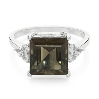 Smoky Quartz Silver Ring