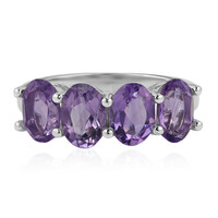 Amethyst Silver Ring