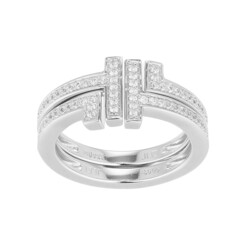 Zircon Silver Ring (Adela Silber)