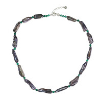 Mystic Keshi Pearl Silver Necklace (TPC)