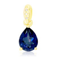 Royal Blue Topaz Silver Pendant