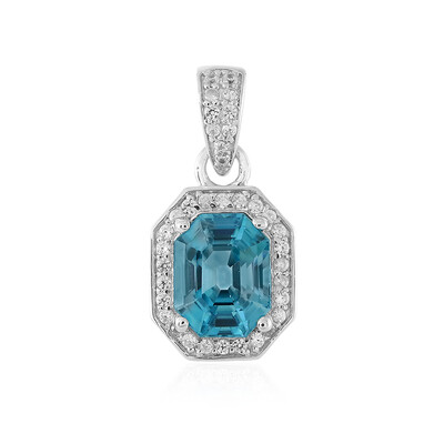 Ratanakiri Zircon Silver Pendant
