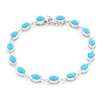 Sleeping Beauty Turquoise Silver Bracelet