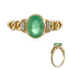 9K Ethiopian Emerald Gold Ring