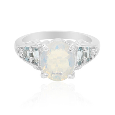Welo Opal Silver Ring