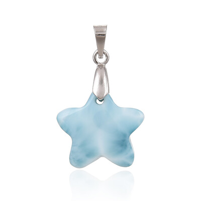 Larimar Silver Pendant