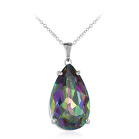Mystic Quartz Silver Necklace