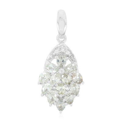 Fancy Tourmaline Silver Pendant