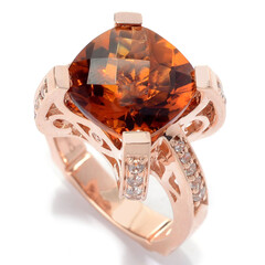 14K Madeira Citrine Gold Ring (Dallas Prince Designs)