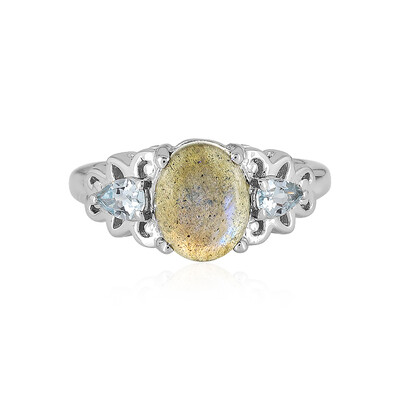 Labradorite Silver Ring