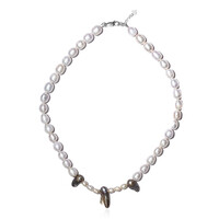 Freshwater pearl Silver Necklace (TPC)