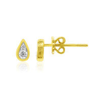 9K SI1 (G) Diamond Gold Earrings