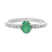 Socoto Emerald Silver Ring