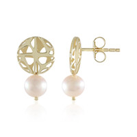 9K Freshwater pearl Gold Earrings (Ornaments by de Melo)