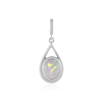 Welo Opal Silver Pendant