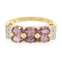 18K Unheated Padparadscha Sapphire Gold Ring (AMAYANI)