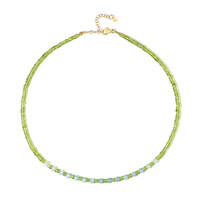 Peridot Silver Necklace