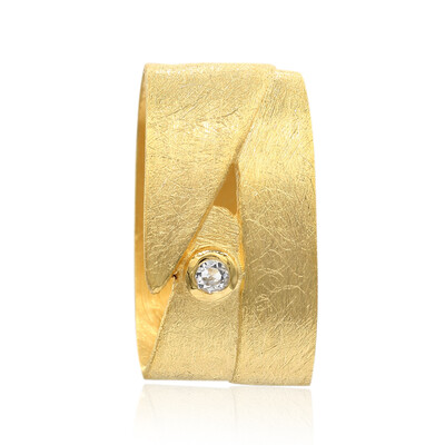 White Topaz Silver Pendant (MONOSONO COLLECTION)