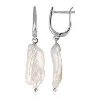 Freshwater pearl Silver Earrings (TPC)