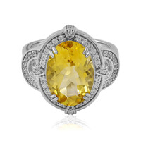 Citrine Silver Ring