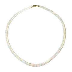 9K Welo Opal Gold Necklace