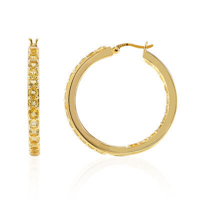 Citrine Silver Earrings