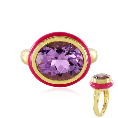 Rose de France Amethyst Silver Ring