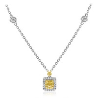 14K SI2 Yellow Diamond Gold Necklace (CIRARI)