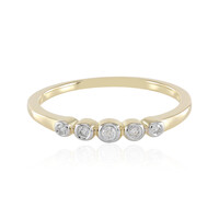 9K SI1 (H) Diamond Gold Ring