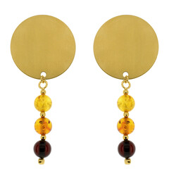 Baltic Amber Silver Earrings