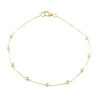 9K IF (G) Diamond Gold Bracelet (de Melo)