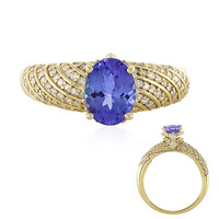 14K AAA Tanzanite Gold Ring (de Melo)