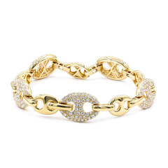 14K I1 (H) Diamond Gold Bracelet (CIRARI)