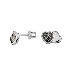 Green Baltic Amber Silver Earrings