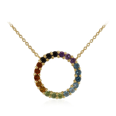 Swiss Blue Topaz Silver Necklace