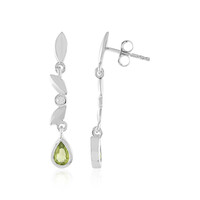 Peridot Silver Earrings