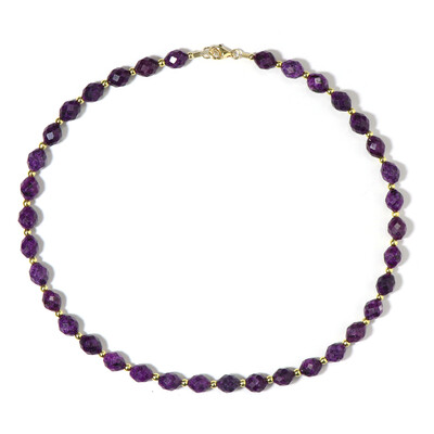 Purple quartz Silver Necklace