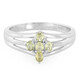 Cuprian Tourmaline Silver Ring