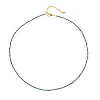 Mystic Hematite Silver Necklace