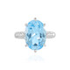 Sky Blue Topaz Silver Ring