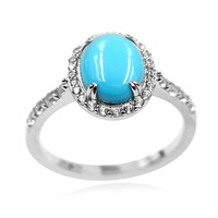 Sleeping Beauty Turquoise Silver Ring (Faszination Türkis)