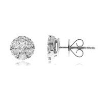 14K I1 (H) Diamond Gold Earrings (CIRARI)